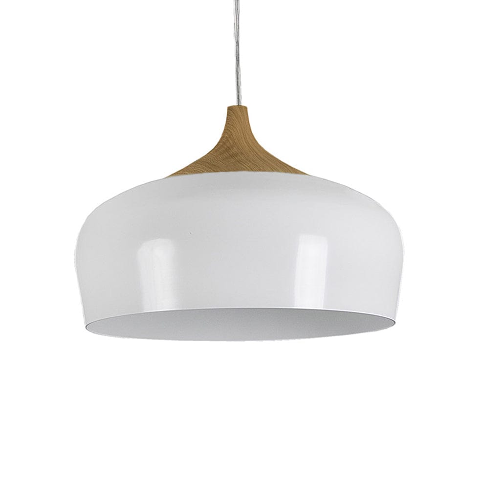 The Lighting Club Pendant Large Fjord Pendant Light Metal White | Medium or Large P581W 6007328374091