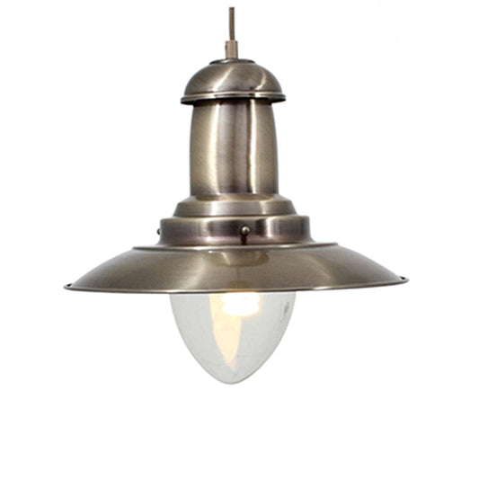 The Lighting Club Pendant Lights Fishermans Hat Metal Pendant Light Brass P64ABR 6007328018261