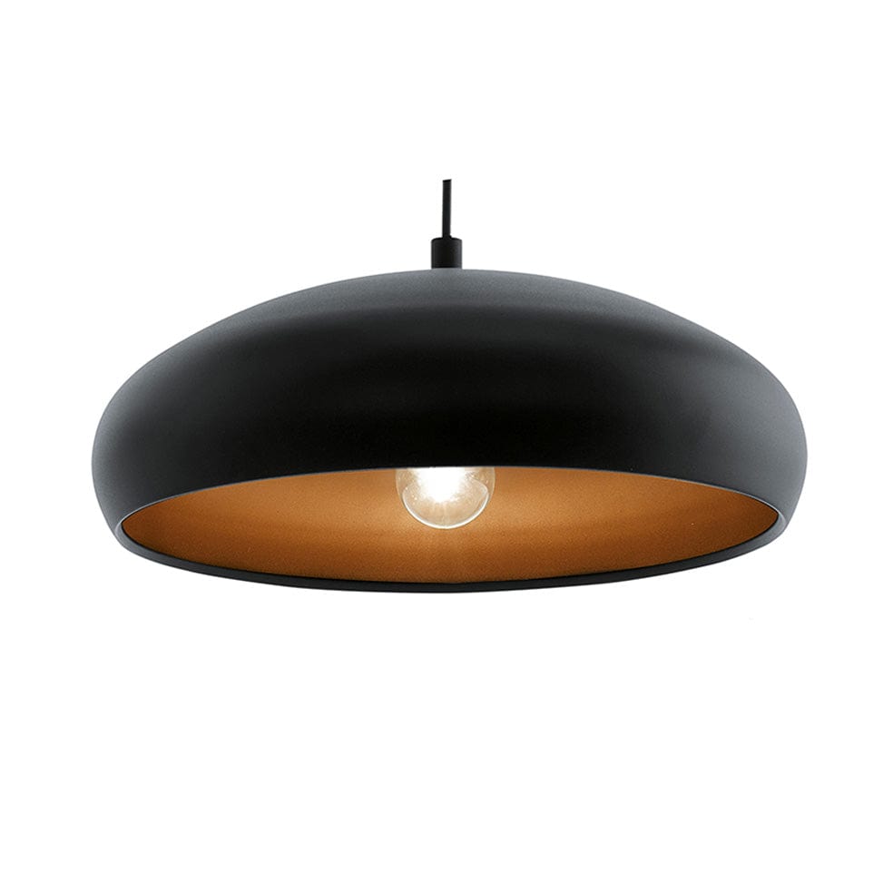 The Lighting Club Pendant Black Mogano Pendant Light Metal | Black or White P685B 9002759946050