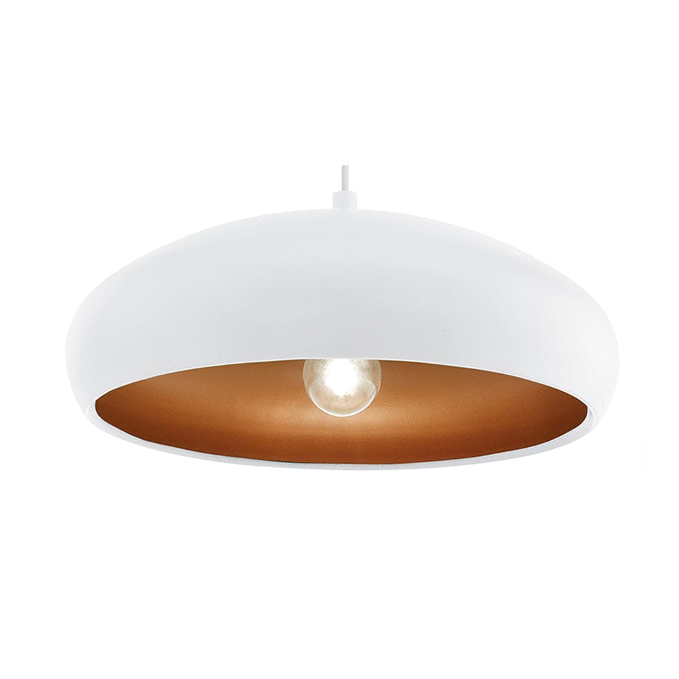The Lighting Club Pendant White Mogano Pendant Light Metal | Black or White P685W 9002759946067
