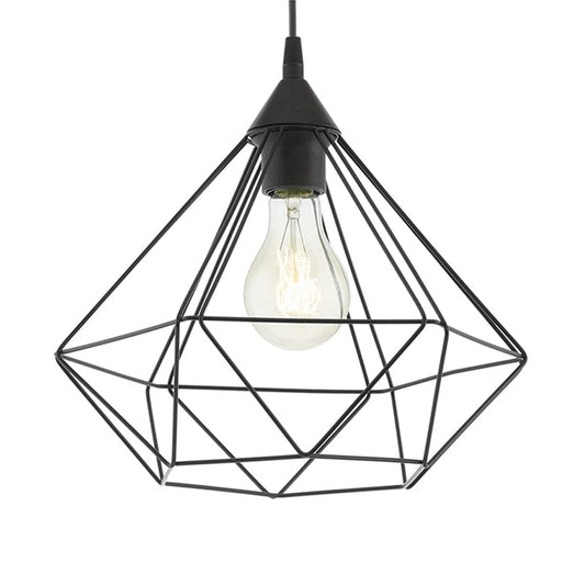 The Lighting Club Pendant Black Pentagon Pendant Light | Black or Copper P690B 9002759941888