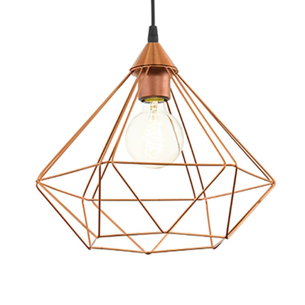 The Lighting Club Pendant Pentagon Pendant Light | Black or Copper
