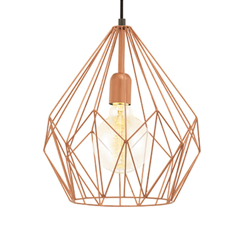 The Lighting Club Pendant Copper Tear Steel Pendant Light | Black or Copper P704C 9002759492588