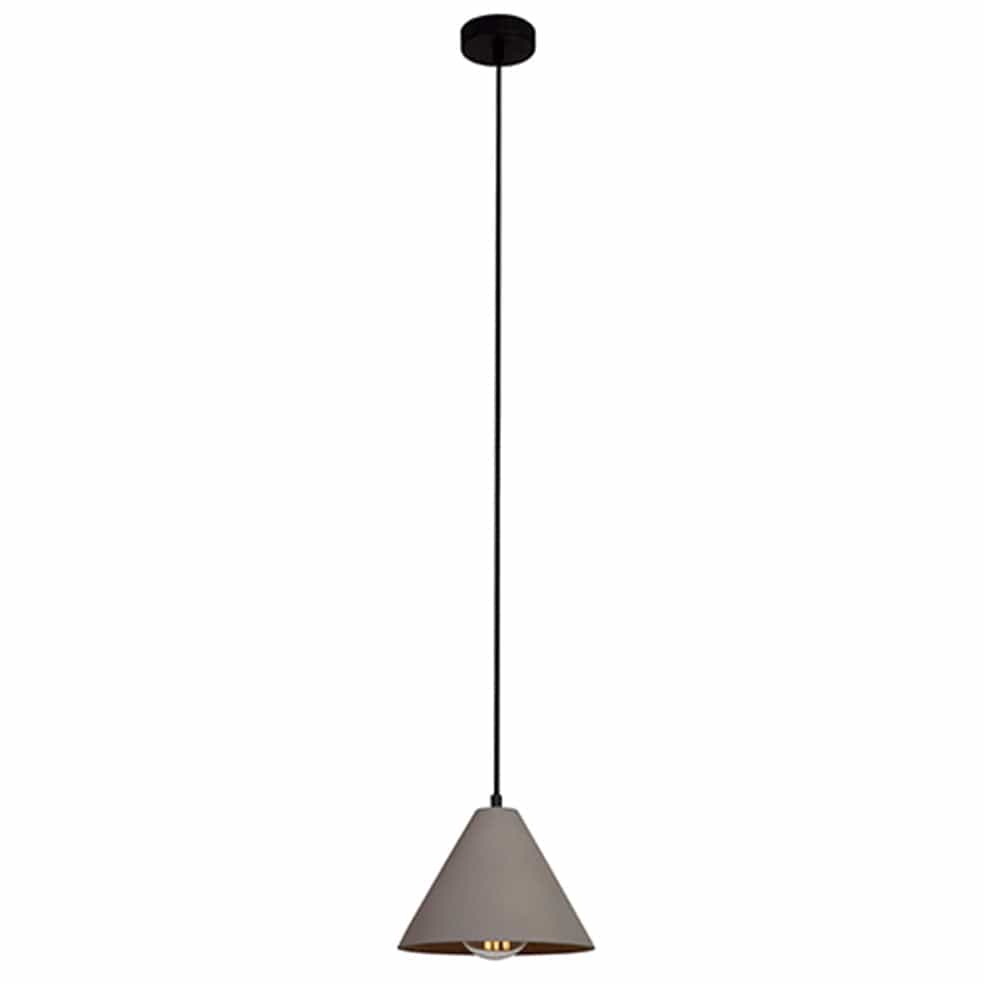 The Lighting Club pend Concrete Cone Pendant Light Grey P748 6007328381006