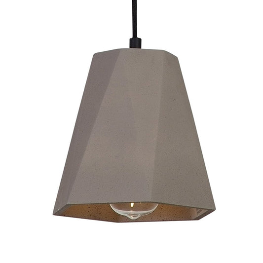 The Lighting Club Pendant Spiral Cement Pendant Light Grey P750 6007328381020