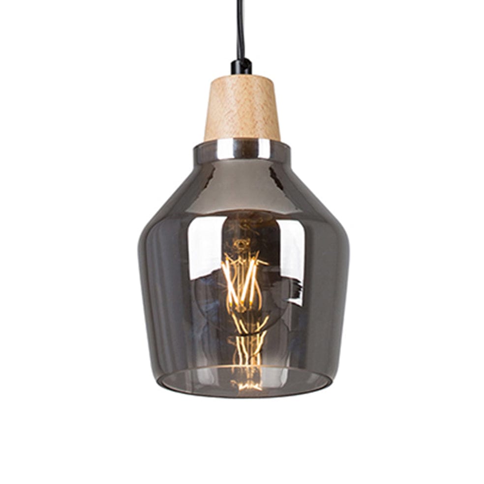 The Lighting Club Pendant Lights Tallinn Glass Pendant Light Smoke P928SM 6007328387404
