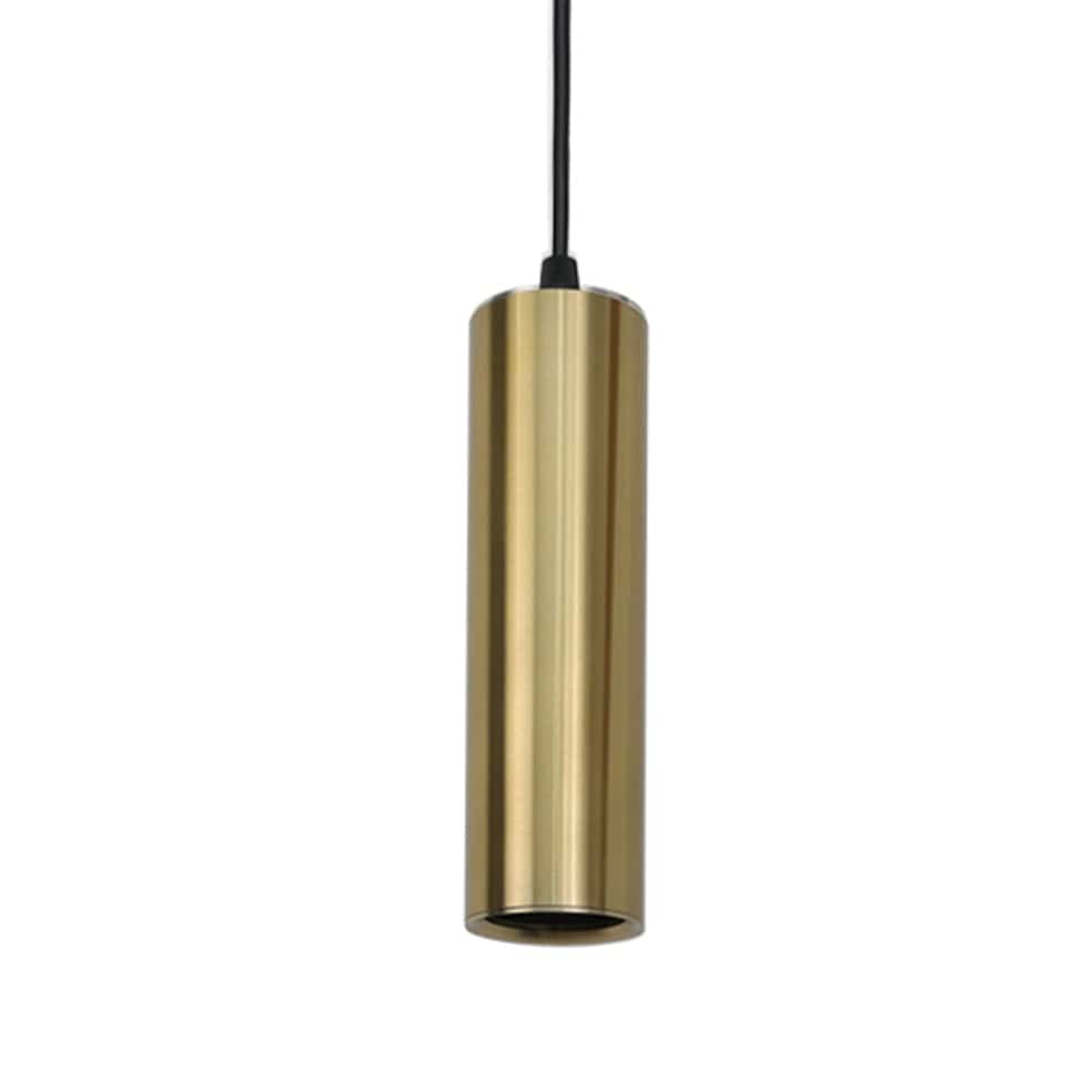 The Lighting Club Pendant Satin Brass Tuve Pendant Light in Black, White, Brass or Chrome PEN046/1 SAT BRASS 6007226081350