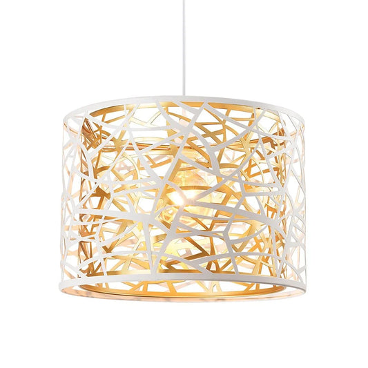 The Lighting Club pendant light Large Eluvian White and Gold Pendant Light - Small | Large PEN146 MATT WHITE 6007226090079