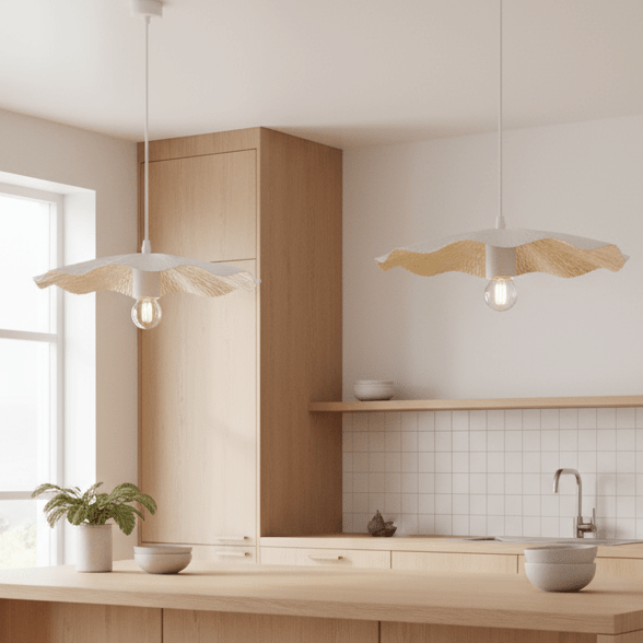 The Lighting Club pendant light Caldera Wave Pendant Light - Matt White PEN151 MATT WHITE 6007226090161
