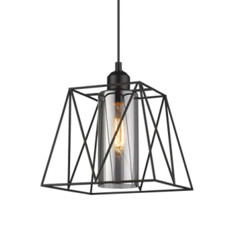 The Lighting Club Colton Glass Pendant Light PEN201 BLACK 6007226075823