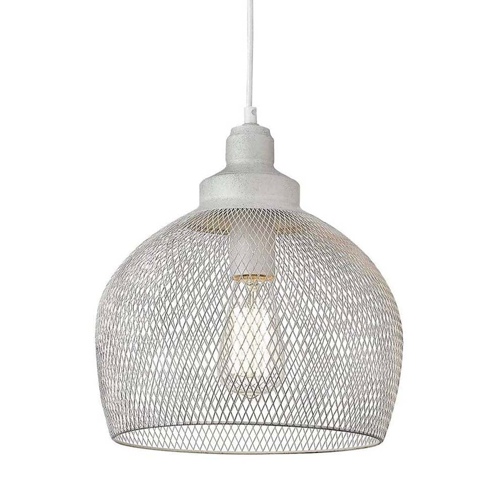 The Lighting Club Lighting Fixtures Lattice Pendant Light PEN208 FRENCH WH 6007226075892