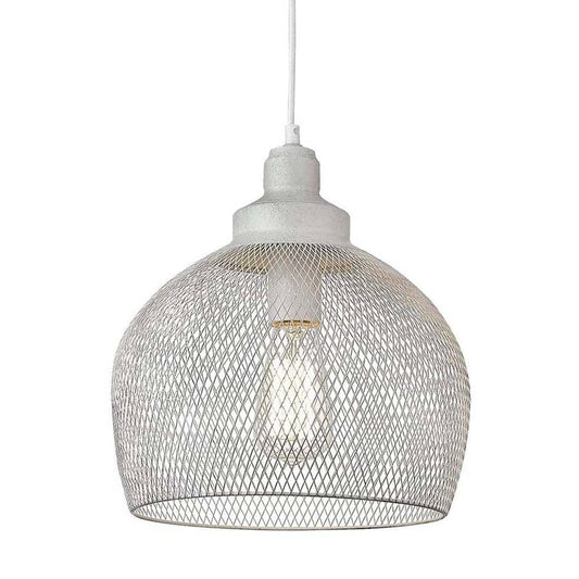 The Lighting Club Lighting Fixtures Lattice Pendant Light PEN208 FRENCH WH 6007226075892