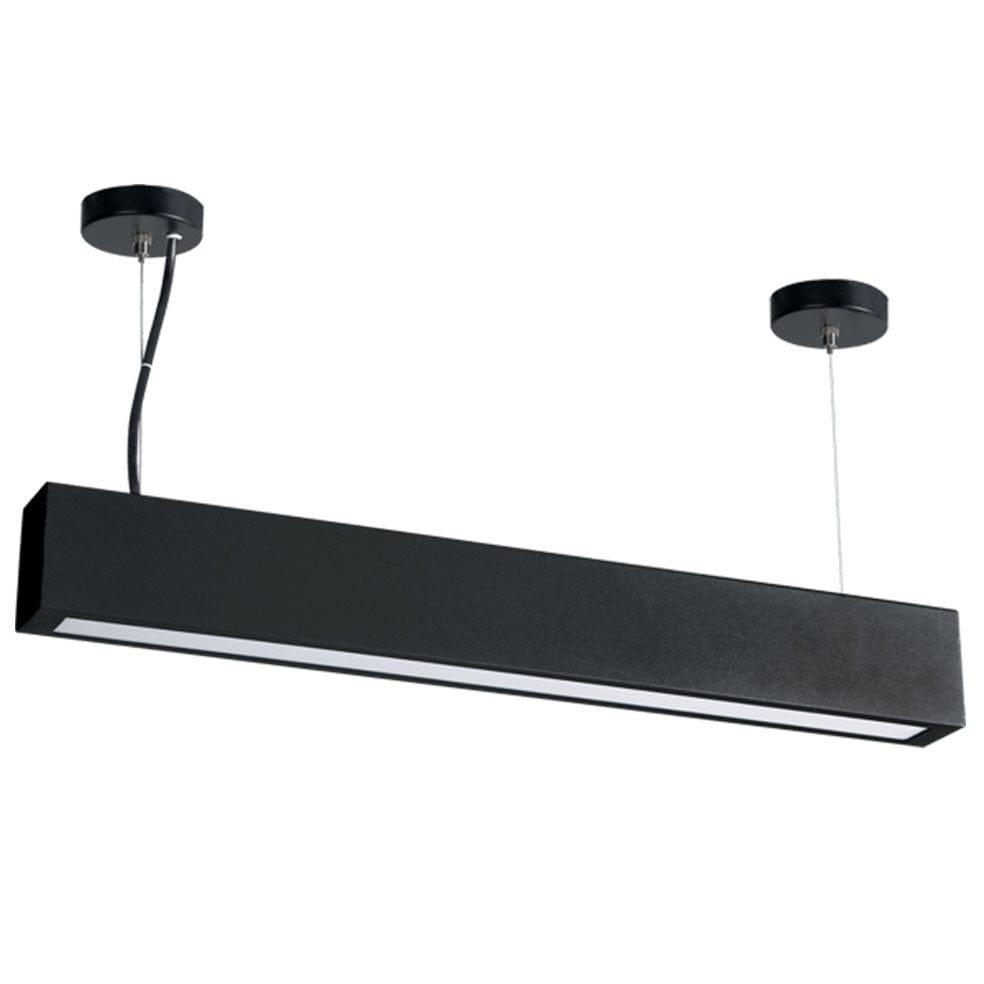 The Lighting Club Pendant Black Slim LED Pendant Light Black | White PEN210 MATT BK 6007226078299
