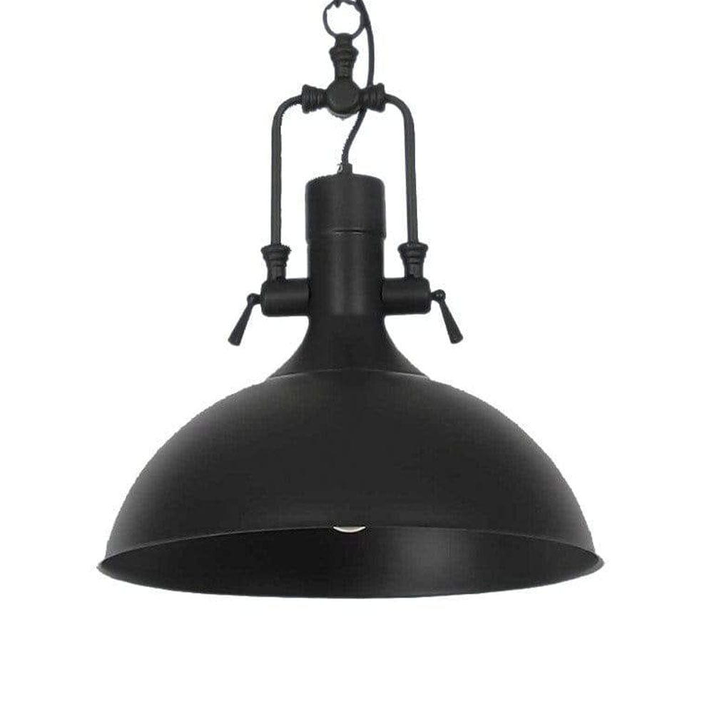 The Lighting Club Lighting Country Kitchen Metal Pendant Light Black PEN241/1 BLACK 6007226051650