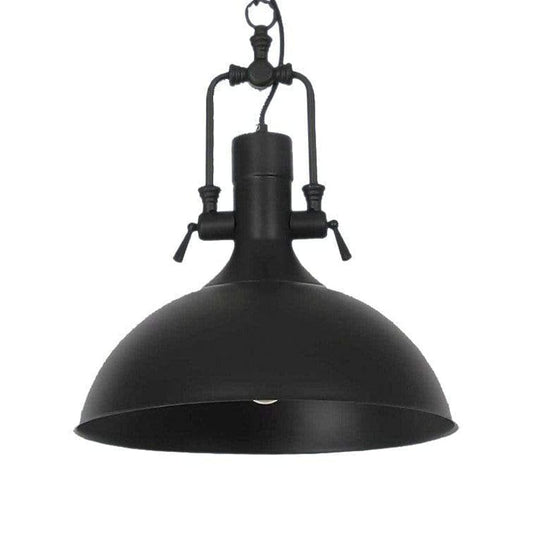 The Lighting Club Lighting Country Kitchen Metal Pendant Light Black PEN241/1 BLACK 6007226051650