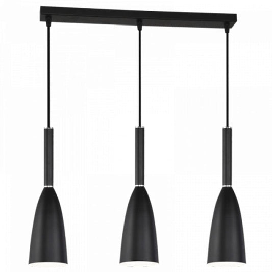 The Lighting Club Pendant Black Jolie 3 Light Pendant Light PEN244/3 BLACK 6007226073225