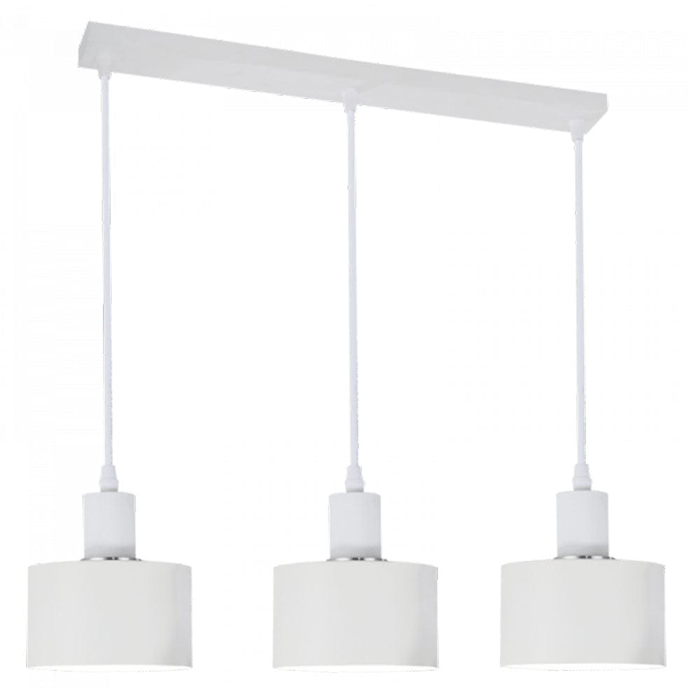 The Lighting Club Pendant White Wyatt 3 Light Pendant PEN245/3 WHITE 6007226073256