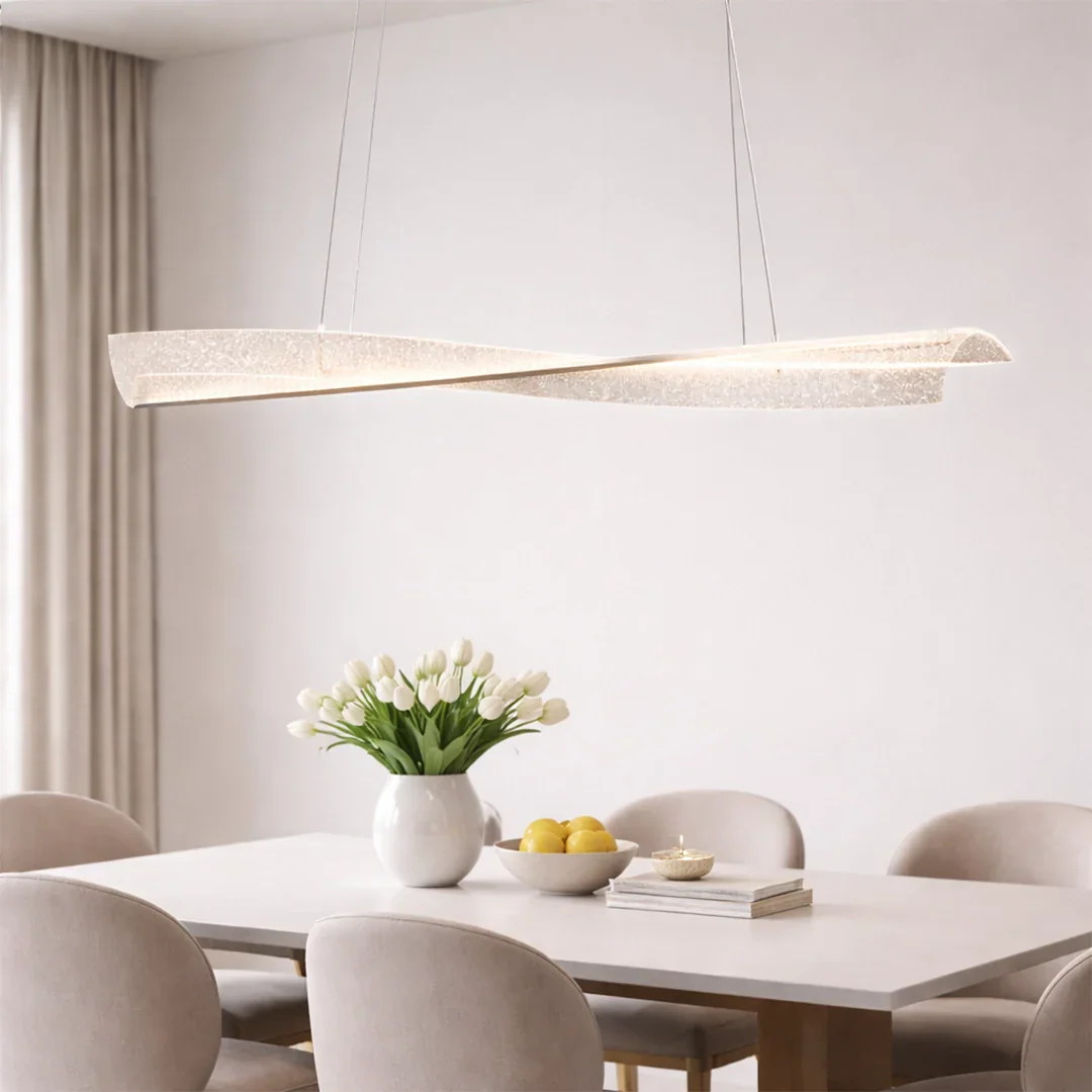 The Lighting Club pendant light Glitz Acrylic LED Pendant Light – Polished Chrome PEN250 CCT 6007226090482
