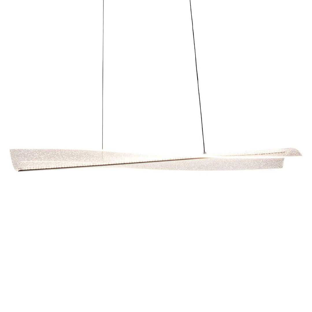 The Lighting Club pendant light Glitz Acrylic LED Pendant Light – Polished Chrome PEN250 CCT 6007226090482