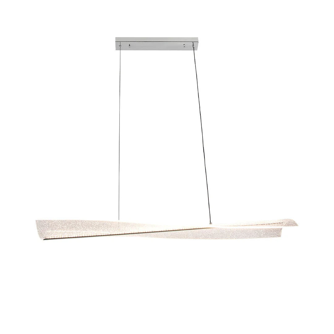 The Lighting Club pendant light Glitz Acrylic LED Pendant Light – Polished Chrome PEN250 CCT 6007226090482