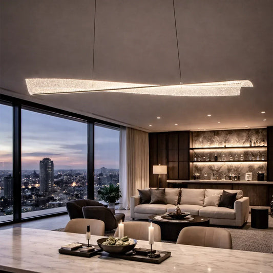 The Lighting Club pendant light Glitz Acrylic LED Pendant Light – Polished Chrome PEN250 CCT 6007226090482