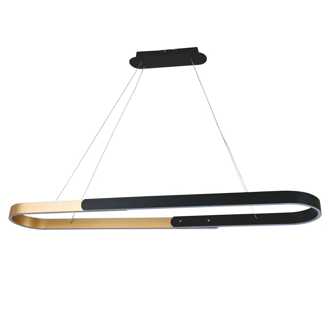 The Lighting Club pendant light Aurex Loop Pendant - Black and Gold PEN253 CCT 6007226090512