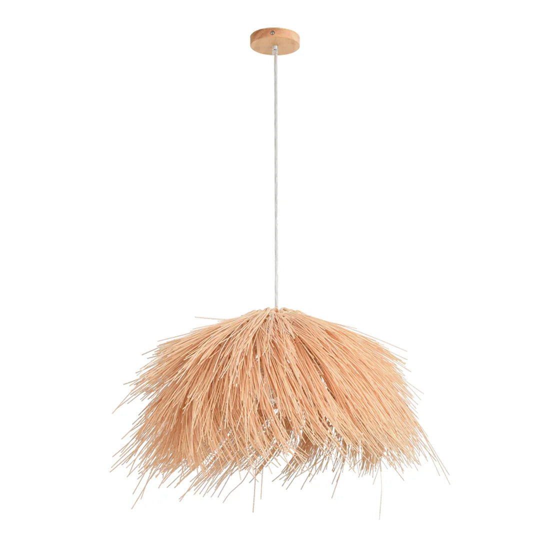 The Lighting Club pendant Sundara Wood and Rattan Pendant Light PEN258 RATTAN 6007226090604