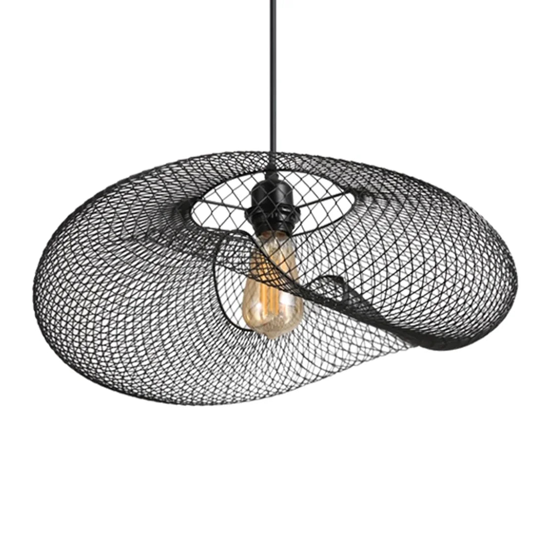 The Lighting Club pendant light Shadow Weave Metal Pendant Light - Black PEN261 BLACK 6007226090680