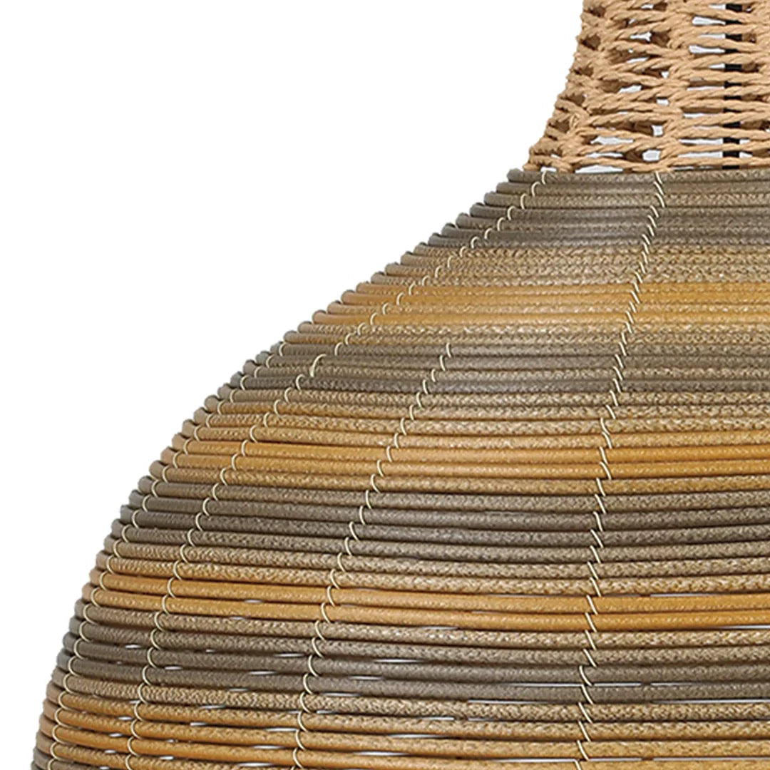 The Lighting Club pendant light Breeza Dome Woven Pendant Light PEN299 BK/RATTAN 6007226090727