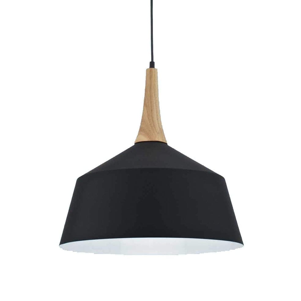 The Lighting Club Lighting Fixtures Black Ramba Pendant Light Metal PEN393/1 BLACK 6007226063509