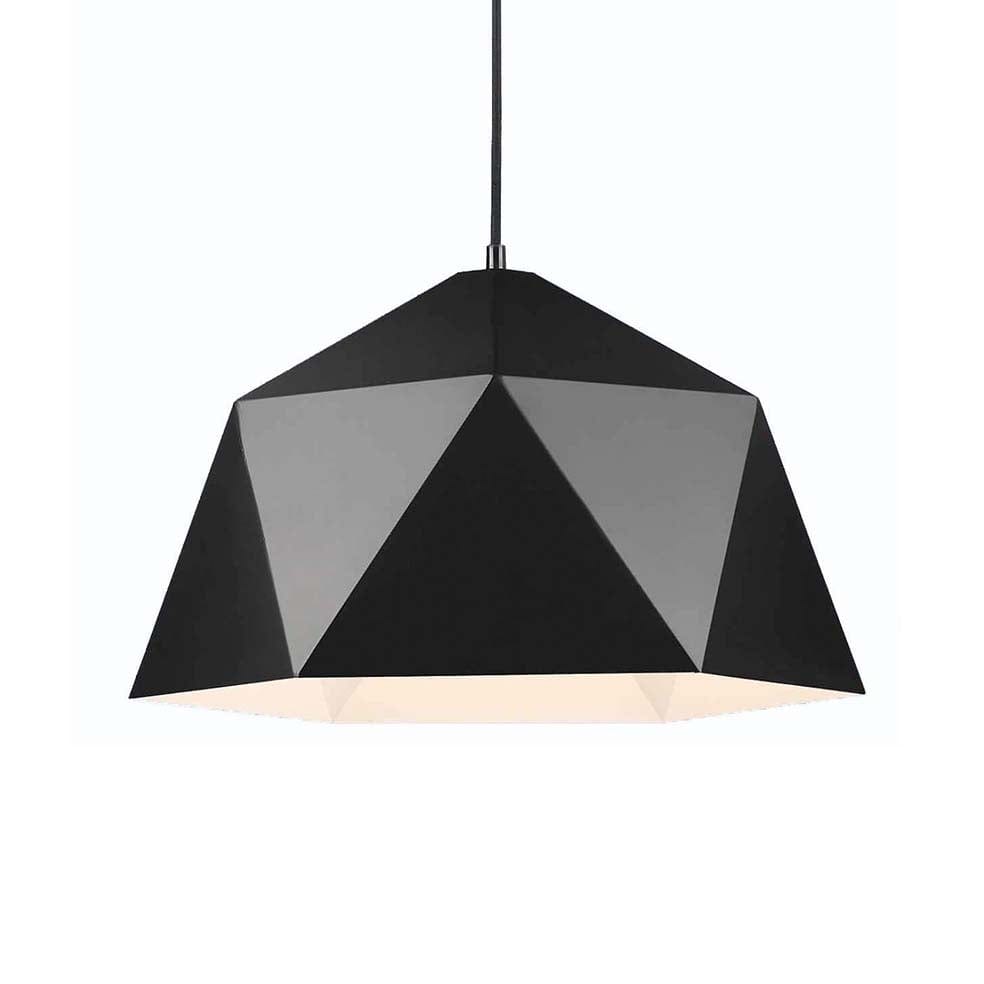 The Lighting Club Ceiling Light Fixtures Black Geo Triangle Pendant Light PEN399 BLACK 6007226065893