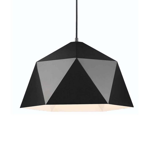 The Lighting Club Ceiling Light Fixtures Black Geo Triangle Pendant Light PEN399 BLACK 6007226065893