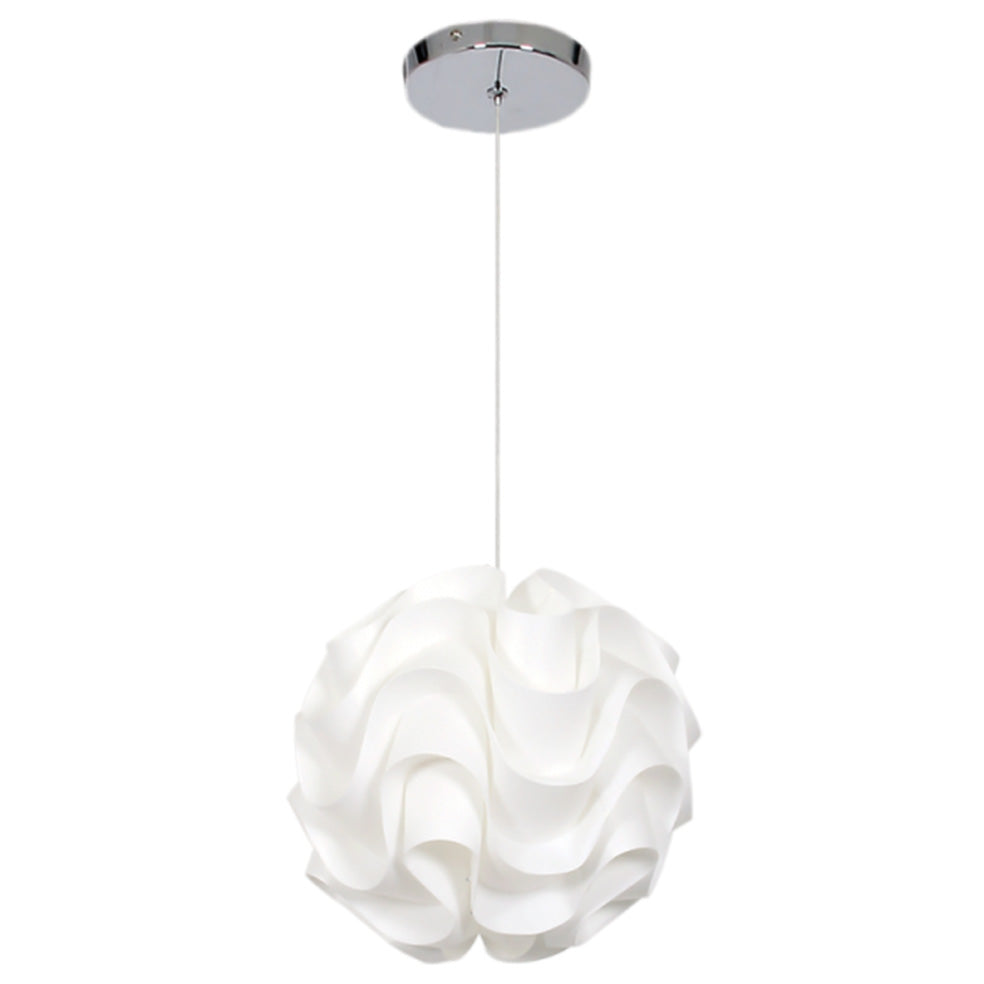 The Lighting Club Lighting Fixtures Bloom Polypropylene Pendant Light PEN421/1 WHITE 6007226049497