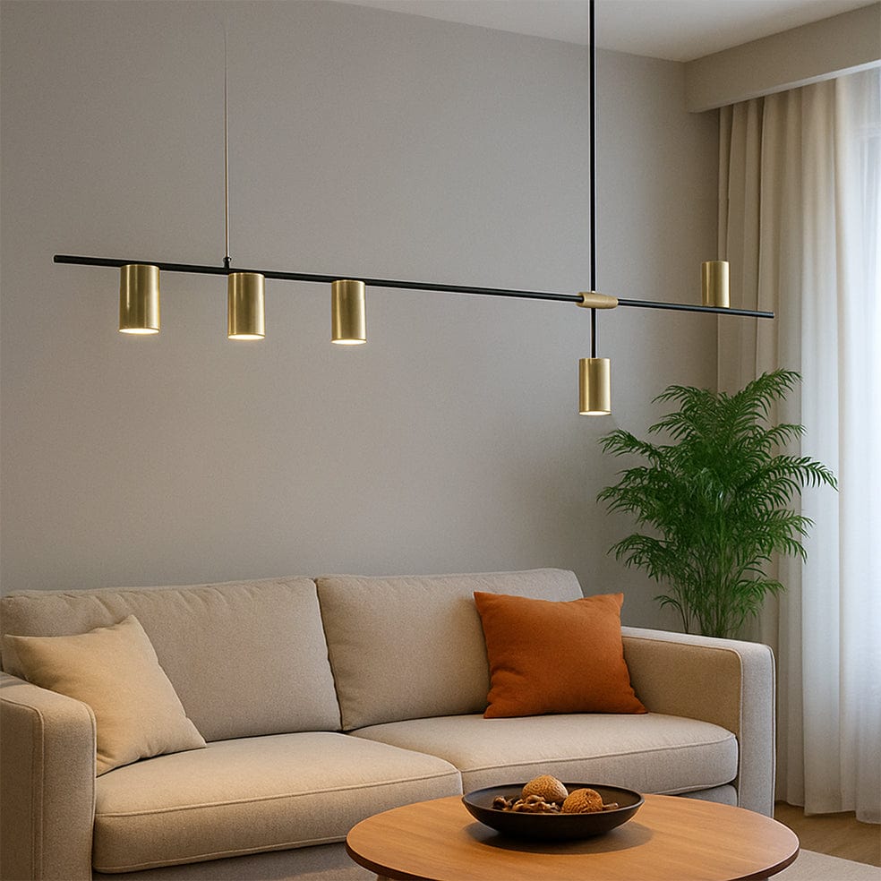 The Lighting Club Lighting Titanio Pendant Light Metal 5 Light