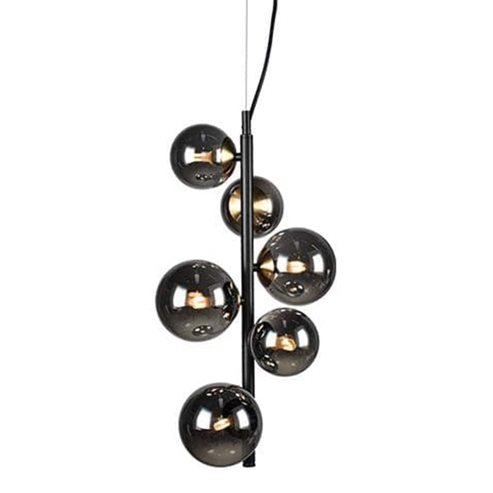 The Lighting Club Pendant Vertical Constellation Metal and Glass PEN470/6 MATT BK 6007226079852