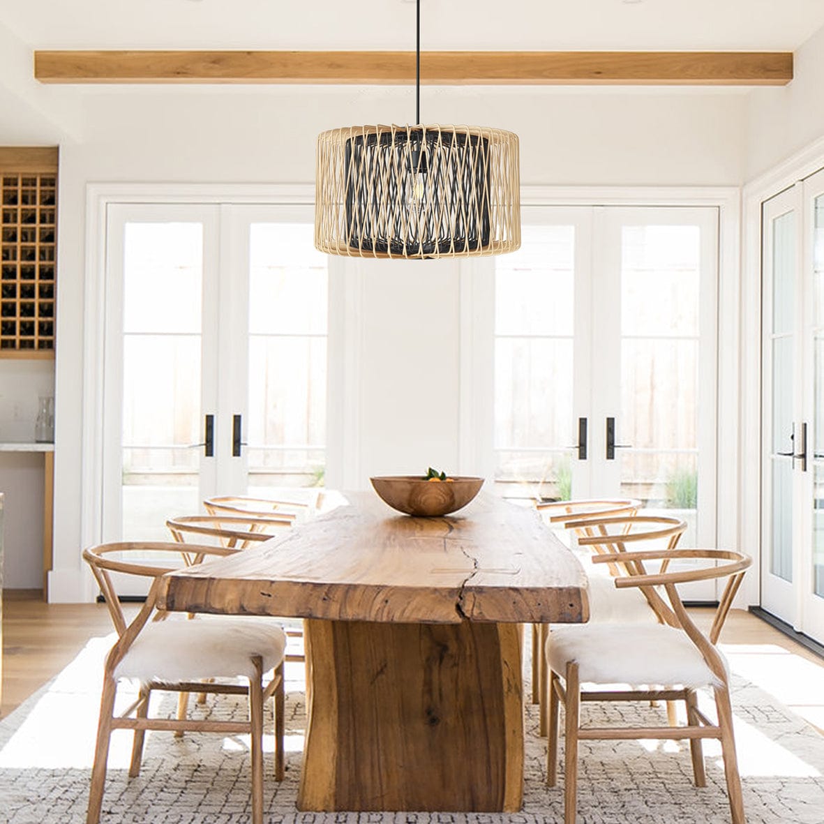 The Lighting Club Ceiling Light Hilo Pendant Light Bamboo PEN514 BAMBOO 6007226079258