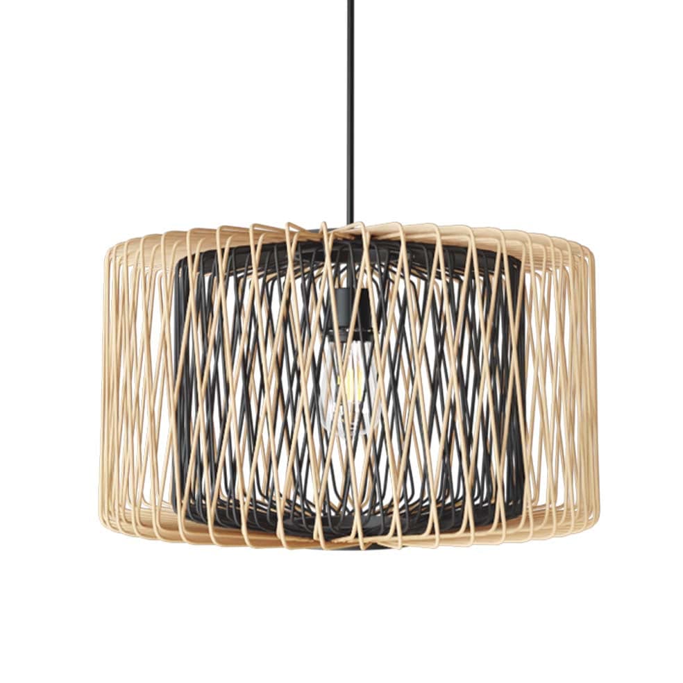 The Lighting Club Ceiling Light Hilo Pendant Light Bamboo | Natural and Black PEN514 BAMBOO 6007226079258