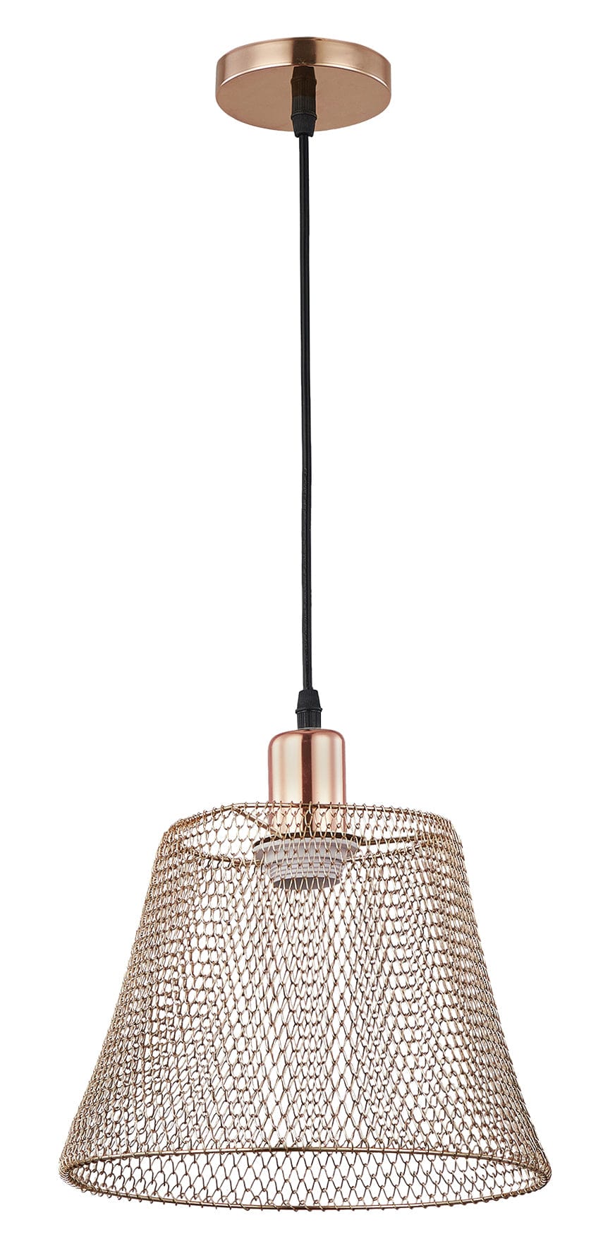 The Lighting Club Pendant Rose Gold Bamba Steel Mesh Pendant Light PEN516 GOLD