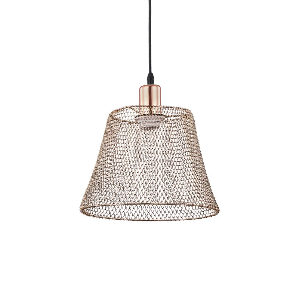 The Lighting Club Pendant Rose Gold Bamba Steel Mesh Pendant Light PEN516 GOLD