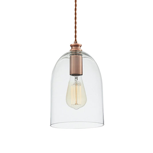 The Lighting Club Lighting Fixtures Copper P with Clear Glass Bell PEN534 CLEAR 6007226059762