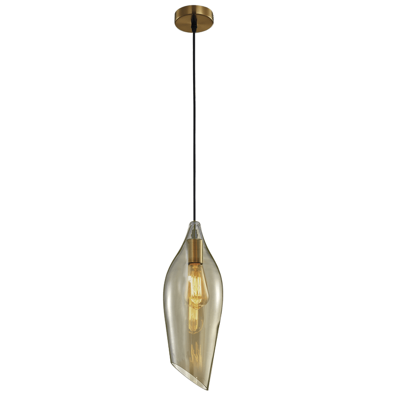The Lighting Club Pendant Tucana Pendant with Cognac Colour Glass PEN552/1 GLASS 6007226075618