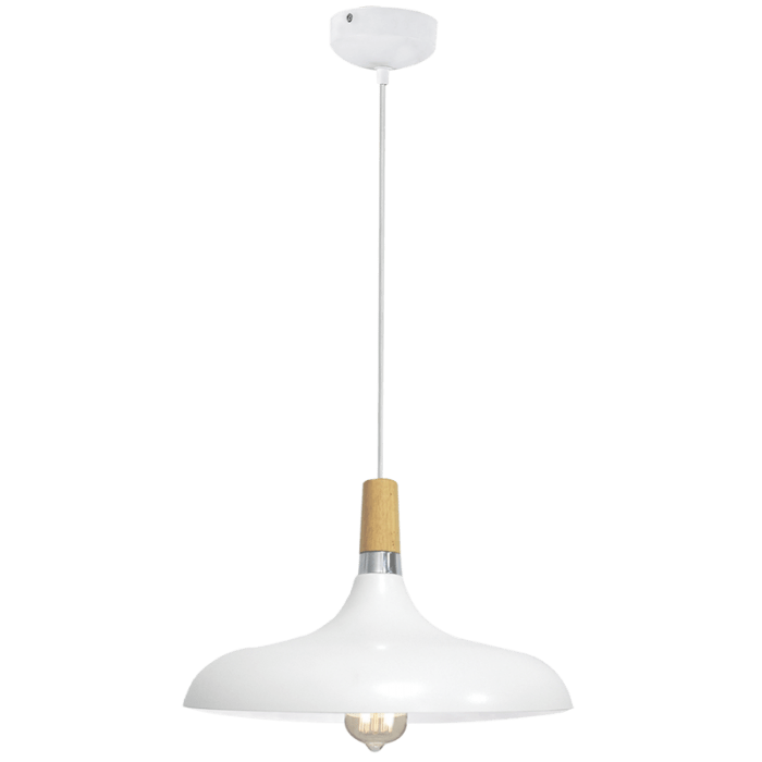 The Lighting Club White Aruba Curve Pendant