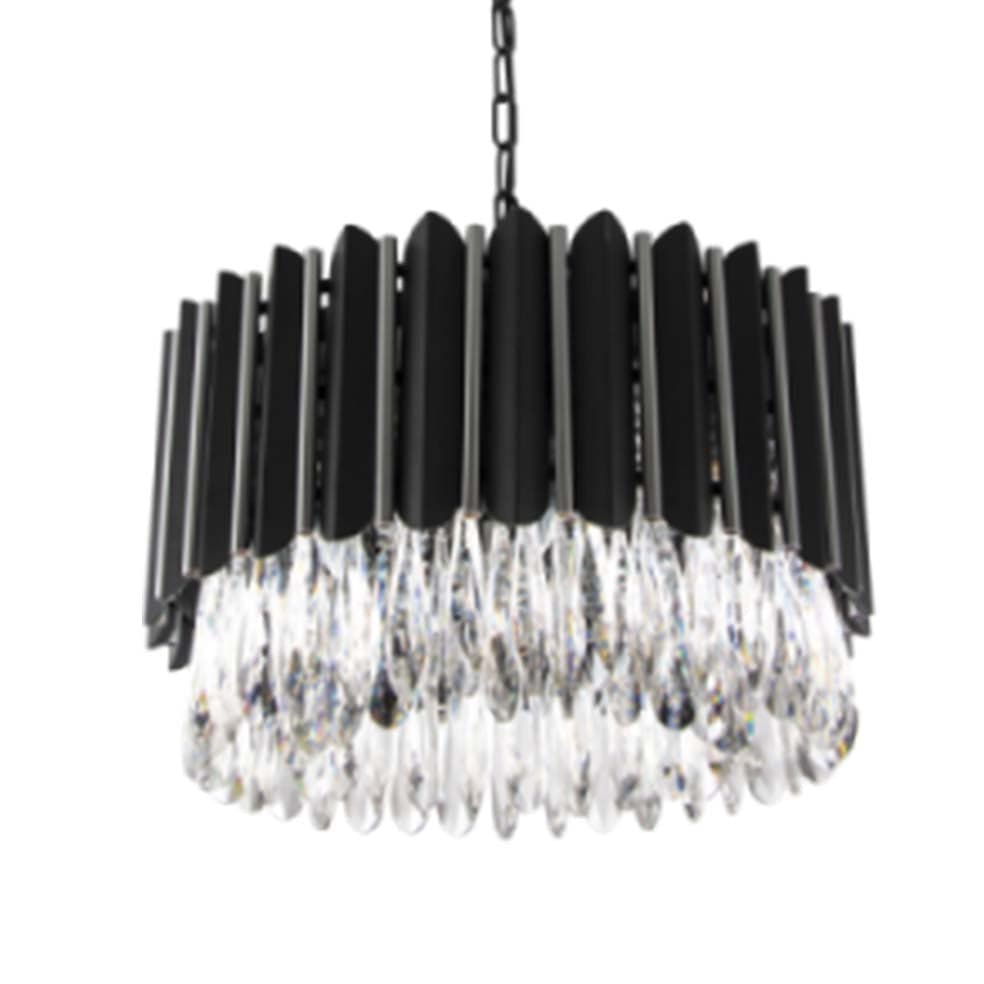 The Lighting Club Lighting Criostail Metal and Crystal Pendant Light PEN562 CHROME 6007226075700