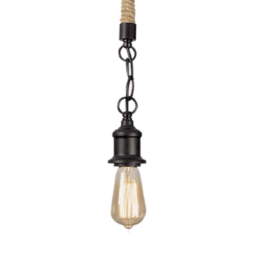 The Lighting Club Lighting Nord Rope Pendant Light PEN588 BLACK 6007226066449