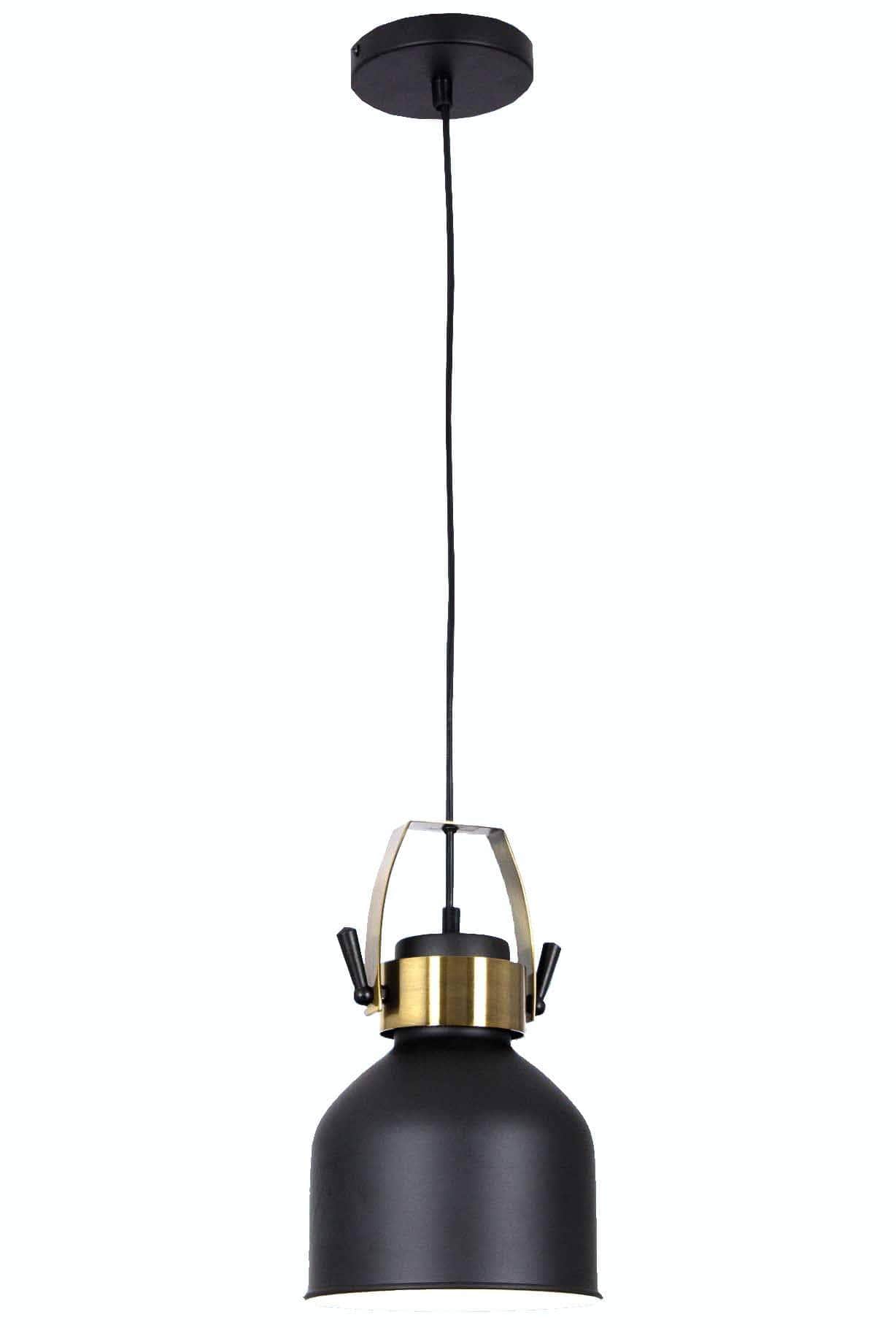The Lighting Club Urban Mini Pendant Gold and Matt Black