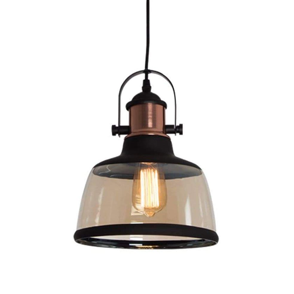 The Lighting Club Ceiling Light Fixtures Black Alfred Glass Pendant Light PEN602 BLACK 6007226067774
