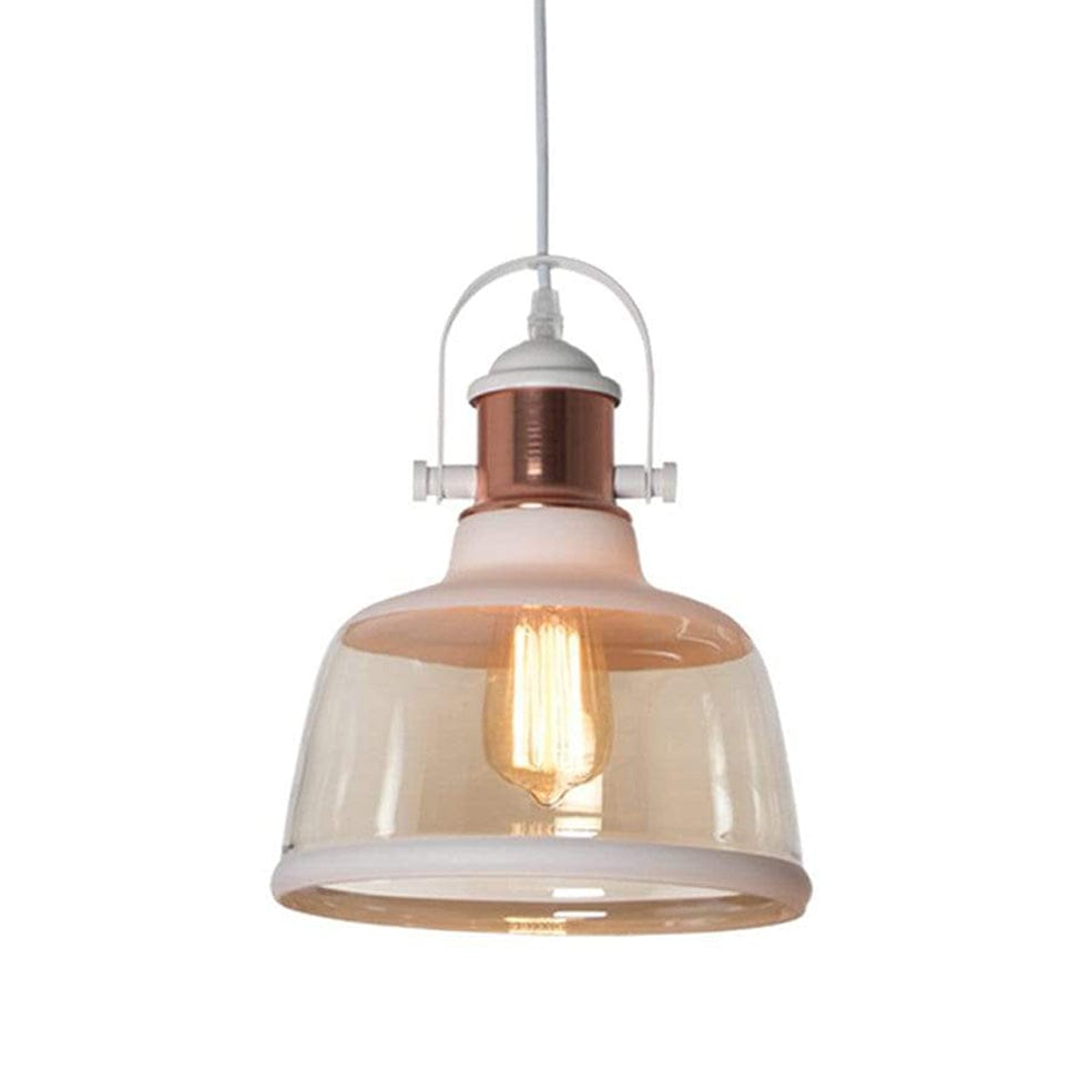 The Lighting Club Ceiling Light Fixtures White Alfred Glass Pendant Light PEN602 WHITE 6007226067767