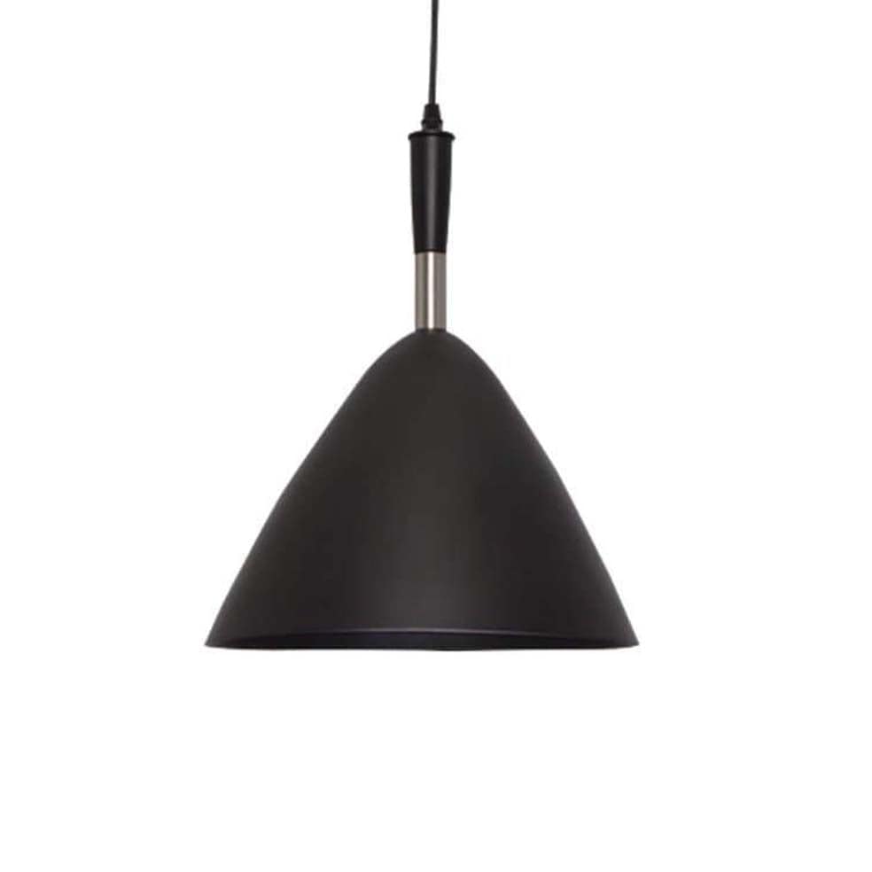 The Lighting Club Black Scandi Pendant Light Metal PEN607 BLACK