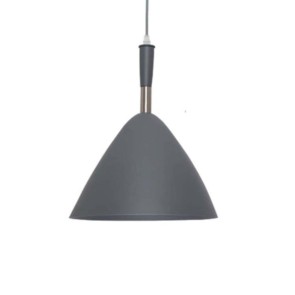 The Lighting Club Grey Scandi Pendant Light Metal PEN607 GREY