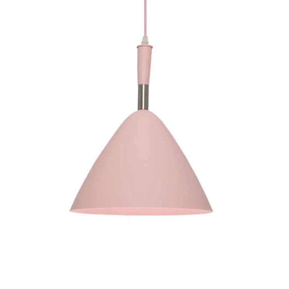 The Lighting Club Pink Scandi Pendant Light Metal PEN607 PINK